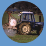 tractor spraying
