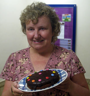 Me and my cake!