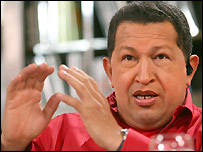 Preşedintele Venezuelei, Hugo Chavez