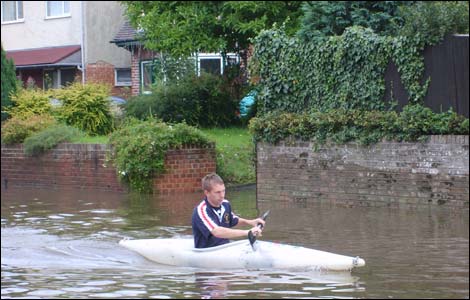 Flooding in Longford, taken by Wendy Beresford