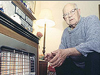Pensioner by fire