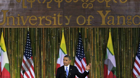 Obama phát biểu tại Đại học Rangoon