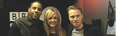 Reggie, Fearne and Ronan