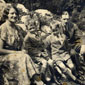 June 33' in the Botanic Gardens. Ernest is 2nd from the right