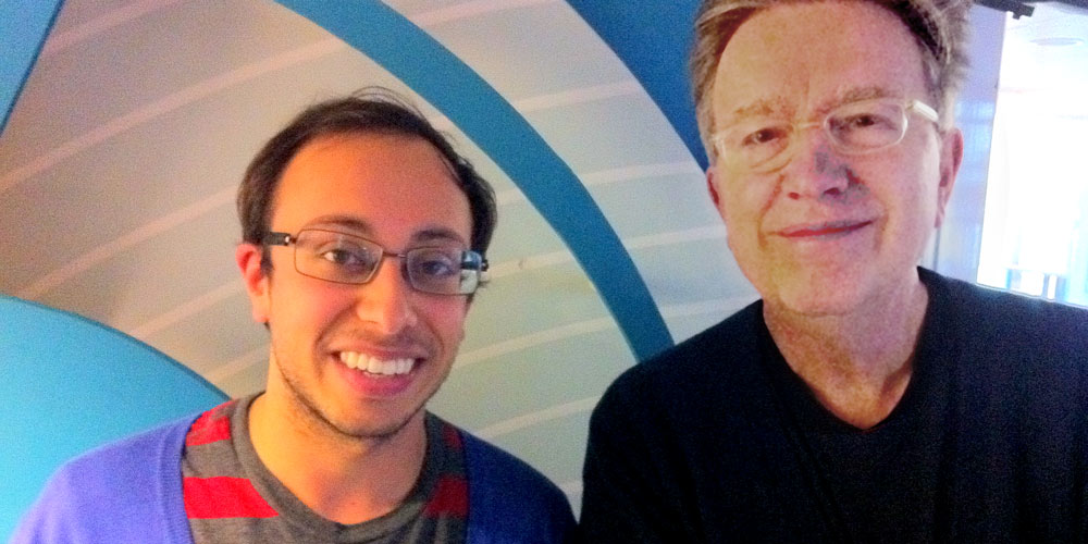 Arun Sethi with Tom Robinson