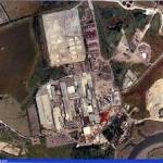Courtesy Getmapping Plc.. Kemsley Paper Mill, which in 1940 belonged to the Bowater Paper Corporation. Cross marks the approximate spot where bombs fell. Courtesy Getmapping Plc.. Kemsley Paper Mill, which in 1940 belonged to the Bowater Paper Corporation. Cross marks the approximate spot where bombs fell.