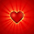 A love-heart