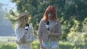 Florence chats to Edith