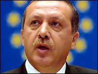 Turecký premiér Recep Tayyip Erdogan 