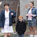 Shona, her brood of children, and Nicki