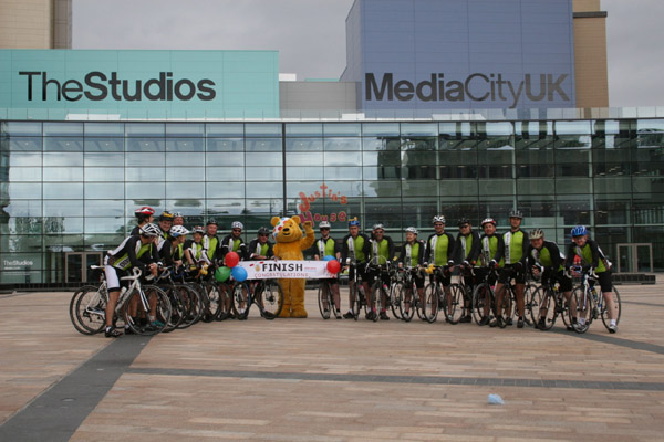At the finish line!