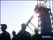 Pitwheel and miners