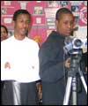 students recording