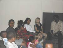 Children listening