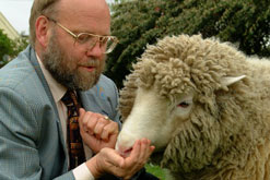 Image: Professor Ian Wilmut and Dolly