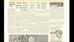 The layout of a newspaper