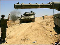 İsrail tankları