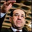Nouri al-Maliki (esq.) e Amr Moussa, secretário-geral da Liga Árabe, em entrevista no Cairo