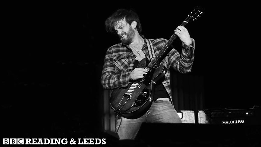 Caleb from Kings of Leon, as they headline the opening day