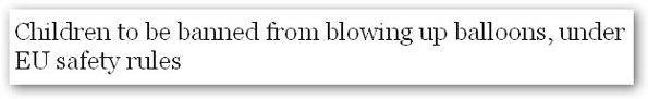 Telegraph headline