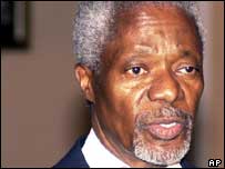 Kofi Annan, secretário-geral da ONU