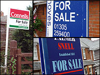 For sale signs