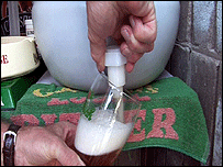 A pint of home brew