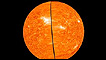 Imagem do Sol divulgada pela Nasa