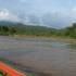 Burmese shore from small motor boat