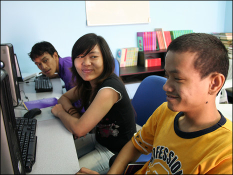 The three students