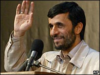 Presidente do Irã, Mahmoud Ahamadinejad