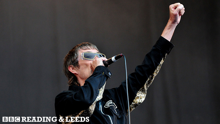 Ian Brown on the main stage