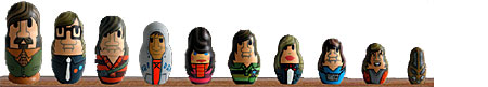 Clocks Russian Dolls - by Pete Fowler