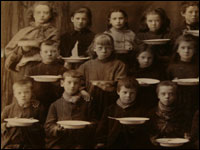 Children being fed