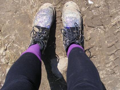 Gem's muddy feet