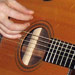 Guitar being played