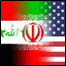 پرچم ايران و آمريکا و عراق