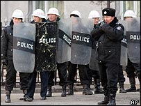 Policiais mongóis