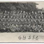 British POWs at Stalag III B57, Germany, 1943. Sid Hayden is 6th from left, back row. British POWs at Stalag III B57, Germany, 1943. Sid Hayden is 6th from left, back row.
