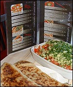 Pides and Turkish salad are on the menu