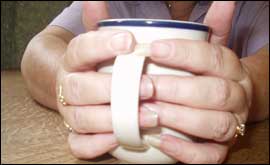 Peaceful hands