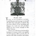 A message from King George VI A message from King George VI