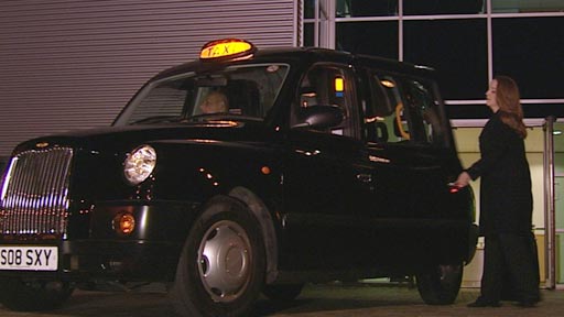 Kimberly's cab home