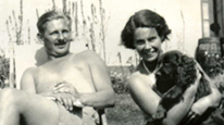 Dorrie with dog