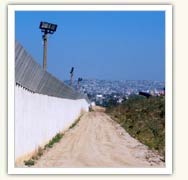 a high wall