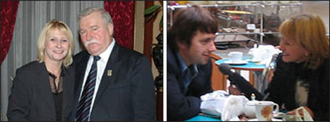 Bozena and guests