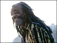 Rastafarian man