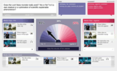 A screenshot of the Debate page