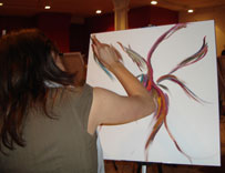 Pretty coloured swirls: way to go!