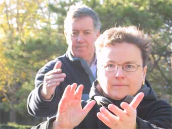 Tai Chi yn y parc